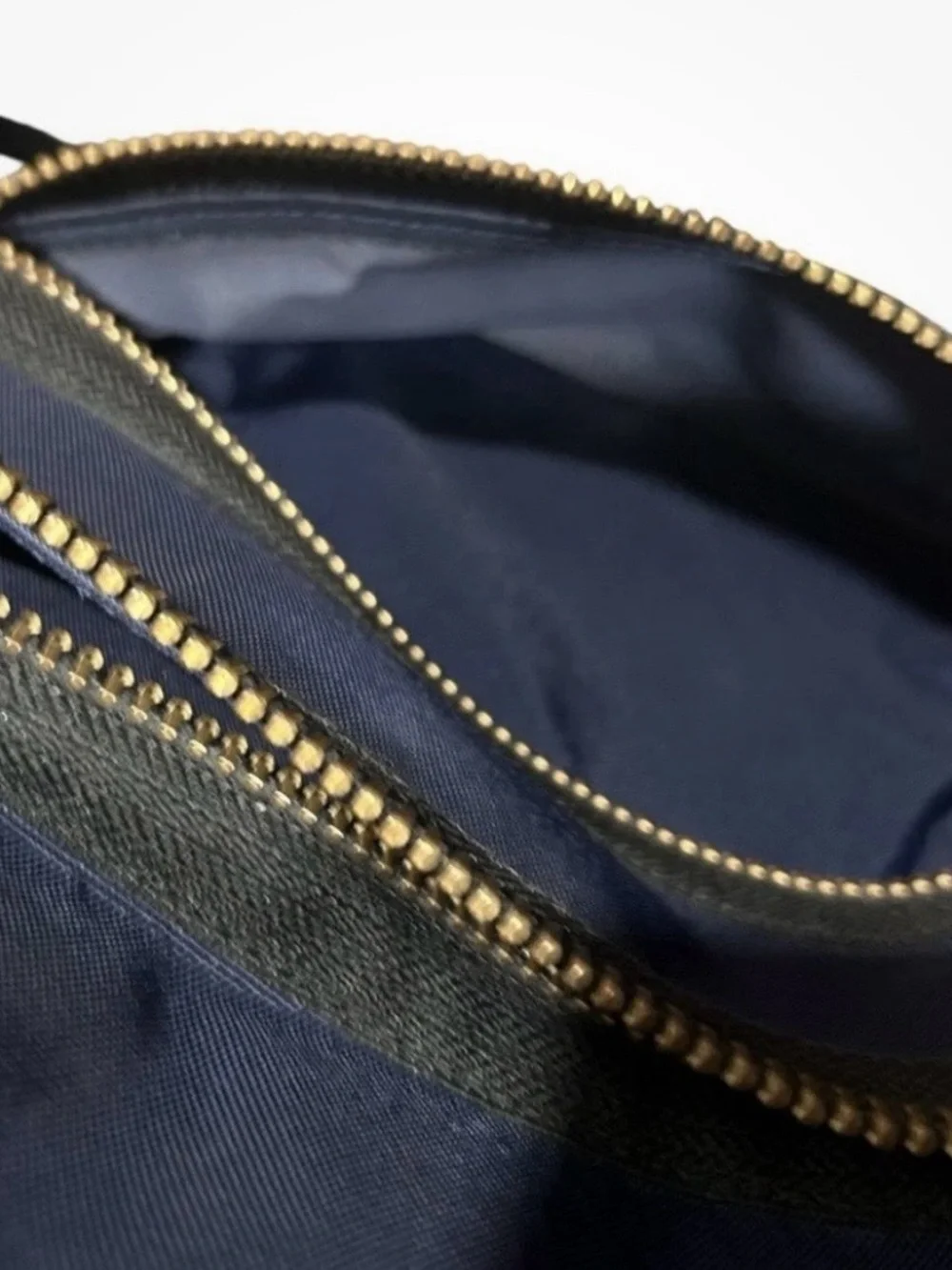 Marc Jacobs Navy Nylon Backpack with Gold Hardware Accents - Picture 5 of 5